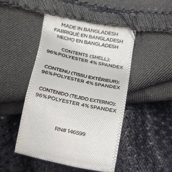 Mister Pants Men 30x32 Gray Technical Chino Stretch Slim Performance Office READ - Picture 6 of 14